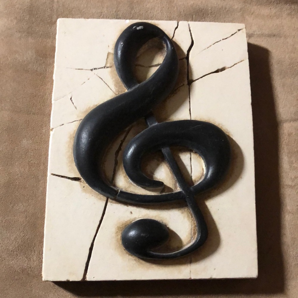 Sid Dickens Treble Clef wall art tile